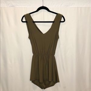 Olive Green Romper